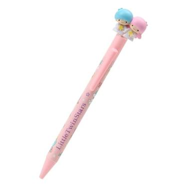 Imagem de Sanrio Caneta esferográfica Kikirara Little Twin Stars 926604 com mascote, resina ABS, cor da tinta: preta