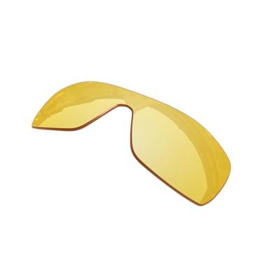 Imagem de OOWLIT Lentes de substituição compatíveis com óculos de sol Oakley Oil Rig-HD amarelo não polarizado