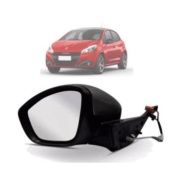 Imagem de Retrovisor Controle Elétrico Seta Friso Cromado Peugeot 208 2008 13/20