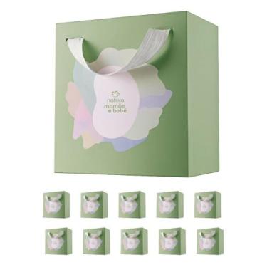 Imagem de Kit Caixa de Presente Natura Mamãe e Bebê Verde (10 unidades)