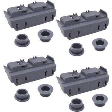 Imagem de Suporte para lava-louças e kit de rolos xHWser, pacote com 4 unidades 