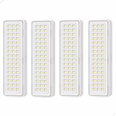 Imagem de Luminária de Emergência Recarregável com 60 LEDs 110v e 220v Portátil para Iluminação Segura (4)