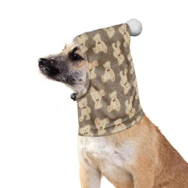 Imagem de HDKUW Chapéu de orelhas silenciosas para cães, protetores de ouvido de cachorro, proteção contra ruído, chapéus de pelúcia para orelhas de animal de estimação, capa de orelha de cachorro quente,