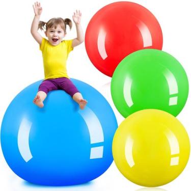 Imagem de Bouncy Ball Jenaai Big Bounce 76 cm de borracha inflável 4 peças