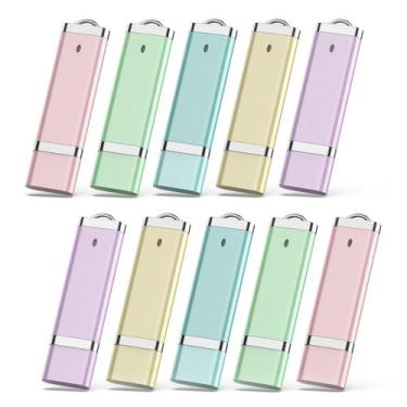 Imagem de Unidade flash USB KEXIN Snapcap de 8 GB USB 2.0 colorida, pacote com 1