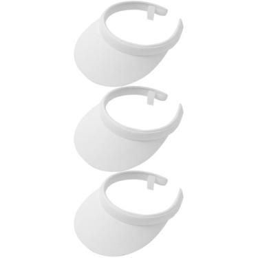 Imagem de Chapéu de viseira esportiva Ydocqli, pacote com 3 chapéus de sol ajust