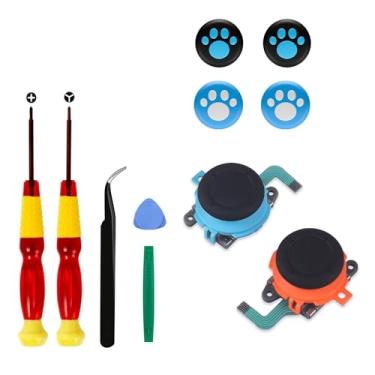 Imagem de Right & Left Replacement Joycon Joystick Compatible with NS Switch Magnetic Joycon 2 Controller 2025, Analog Stick Repair Kit Drift Fix Tools Accessories (Right+Left)