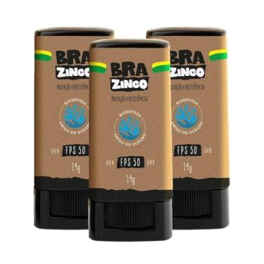 Imagem de Kit Trio Protetor Solar Brazinco - Bege Escuro