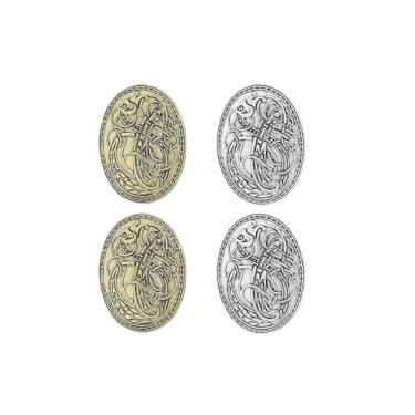 Imagem de Broches Viking Norse Dress Avental Pins, vintage viking broche vestido feminino nórdico manto xaile broche casaco fecho escudo prendedores roupas cachecol xale fivela fecho broche penanular para