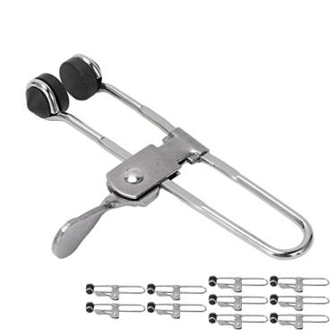 Imagem de Phefop Braçadeiras de Aperto de Telha, Braçadeira de Grade de Ação de Alavanca de Aço Inoxidável, Operação Fácil para Instalação No Teto, Perfeita para Entusiastas e Empreiteiros de Bricolagem