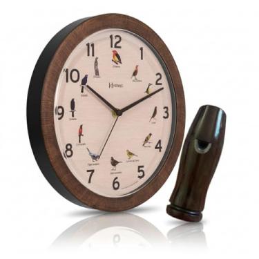 Imagem de Apito Macuco com Chumbo Profissional Modelo 17 + Relógio Pássaros Aves