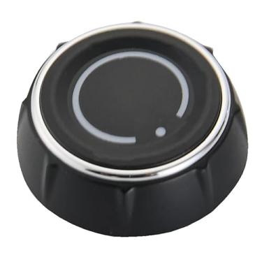 Imagem de ZAPOSTS Botão de controle de volume de áudio de rádio para Porsche Cayenne Macan Panamera 2011-2017, capa de botão de áudio Dash 97064292901 lado direito