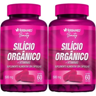 Imagem de Kit 2X Silício Orgânico + Vitaminas - 60 Cápsulas - Herbamed-Masculino