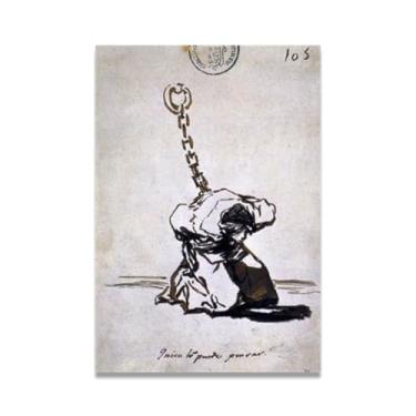 Imagem de LKXGRRSFG Who Can Think Of ItFrancisco De Goya Impressão em tela romântica espanhola - Obra-prima do influente pintor romântico 50 x 75 cm sem moldura