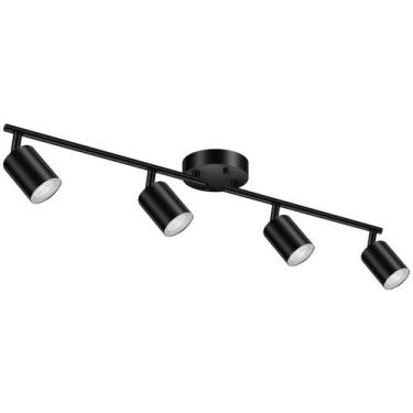 Imagem de Luminária de trilhos Bricosmocon Black 4-Light LED