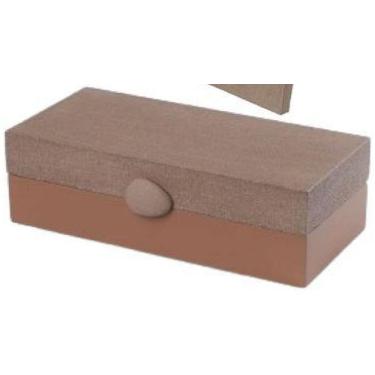 Imagem de Porta Retratos 13X18 + Caixa Limoeiro Charlotte Cor Argila