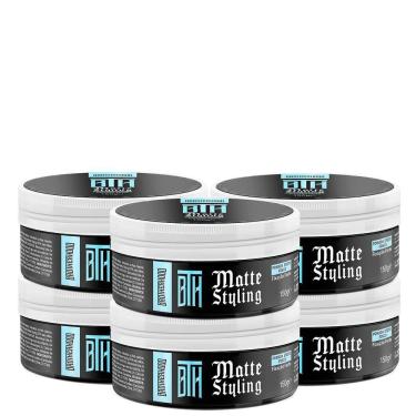 Imagem de Kit 06 Pomada Efeito Seco Matte Styling Bth 150G