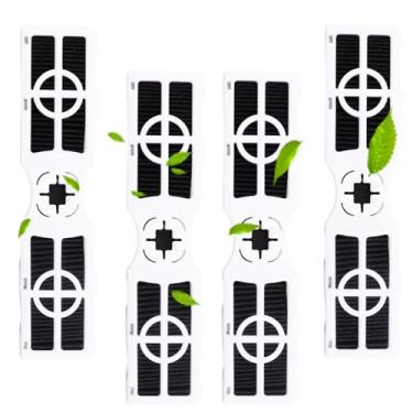 Imagem de CXMTECH 4 peças Pure Air AF 2 filtros de ar 19 x 4 x 0,10 cm para substituição de geladeira e filtro de purificador FRFS282LAF FRFS2823AW FRFS2823AS GRMG2272BF PRFS2883AF Limpe o cheiro