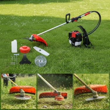 Imagem de Roçadeira à Gasolina Costal Profissional 65cc 3hp + 80 Dentes