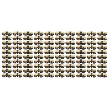 Imagem de Dobradiça de mola com fechamento automático, dobradiça de ferro resistente para óculos, caixa de joias, portas de armário, 100 peças (30x13mm / 1,18x0,51 pol.)