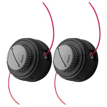 Imagem de WQNUGX 2 peças de cabeça de comedor de ervas daninhas para Homelite RYOBI RIDGID Troy BILT Echo Powerstroke Workforce Substituir 311759012 313248002 311759011, cabeça de aparador de grama