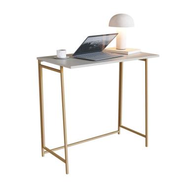 Imagem de Escrivaninha Dobrável Slim Arenas e Dourada