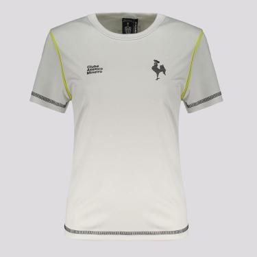 Imagem de Camisa Atlético Mineiro Manila Feminina Cinza claro-Feminino