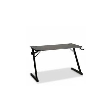 Imagem de Mesa Gamer Husky Snow, Preto - Superfície em Fibra de Carbono, Suporte para Headset e Copo, Resistente à Umidade - HDG100