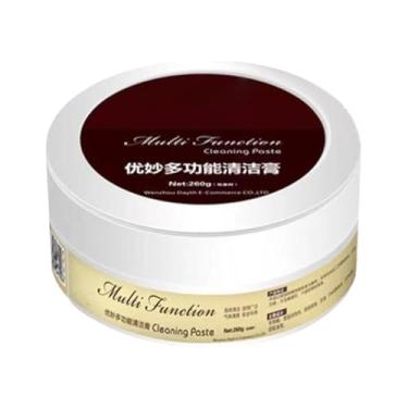 Imagem de Creme de limpeza profissional | Creme de limpeza multifuncional para remoção de manchas natural - Protetor de couro eficaz para restauração potente de cor de limpador de couro para bolsa