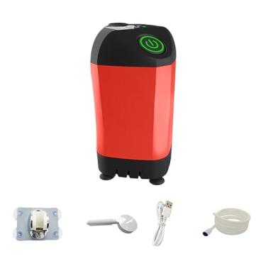 Imagem de Bomba de Chuveiro Elétrica Portátil IPX7 com Display Digital para Acampamento Caminhada Mochilão Viagem Praia Rega Pets