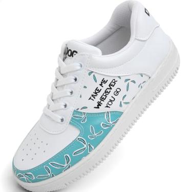 Imagem de Tênis feminino branco – Tênis fashion feminino feito à mão, couro vegano e design exclusivo, Koala Hug, 35