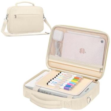 Imagem de Estojo grande de veludo cotelê FINPAC bege