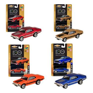 Imagem de Kit 4 Miniaturas Opala 1978 Edição Limitada 100 Anos 1:64 - CKS Toys