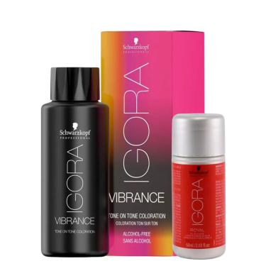 Imagem de Schwarzkopf Igora Vibrance 1x 7/65 Louro Médio Mar + 1 Ox20v