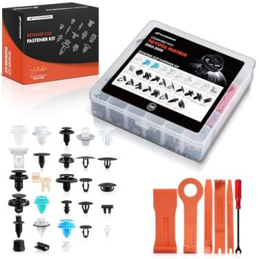 Imagem de A-Premium Kit de clipes de retenção de carro de 280 peças (28 tamanhos) compatível com Toyota Matrix 2003-2008 para-choque para-choque tampa porta guarnição auto pino plástico rebite conjunto de
