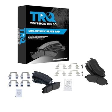 Imagem de TRQ Kit de pastilhas de freio semimetálico Posi dianteiro e traseiro compatível com Eclipse Lancer Galant