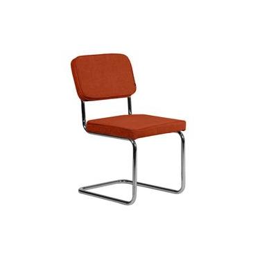 Imagem de Cadeira Cesca em Veludo Cotelê Terracota - Westwing Collection Terracota