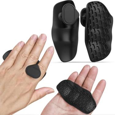 Imagem de Luva Academia Grip Antiderrapante com Protetor Palmar Unissex – Luva de Borracha Ergonômica Anti Calos para Musculação, Crossfit e Treino Funcional