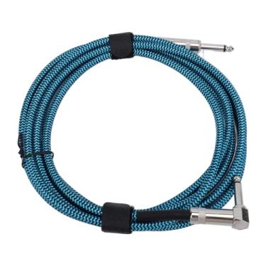 Imagem de Alomejor Cabo de Guitarra de 6,5 Mm, Music Gear Audio Equipamento Redução do Núcleo de Cobre para o Pedal do Amp de Guitarra Elétrica (DOT preto da linha azul)