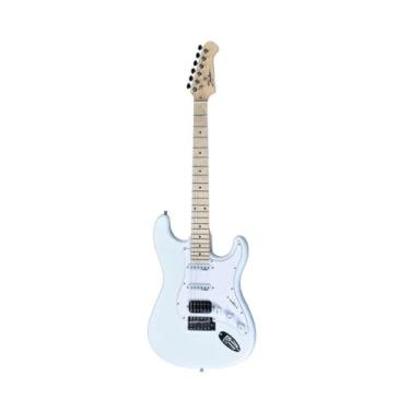Imagem de Guitarra Shelter SSW Olympic White Corpo Basswood Braço Maple Captadores Wilkinson HSS
