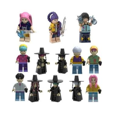 Imagem de Figura De Ação Kawaii Mini KPOP Demon Hunters Blocos De Montar Brinque