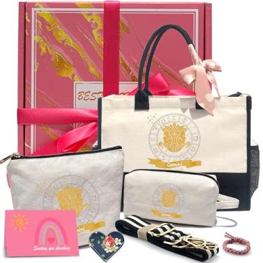 Imagem de GINJKGO Presentes para mulheres – presentes de gêmeos para mãe, presente de Natal para ela, ideias de presente de aniversário de aniversário para irmãs amigas