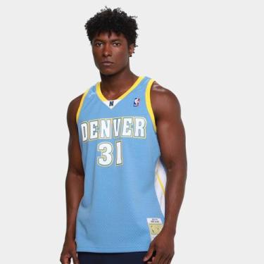 Imagem de Regata NBA Mitchell & Ness Swingman 20 Masculina, Azul, GG