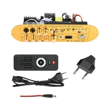 Imagem de Placa Amplificadora HiFi 2.1 Canal Bluetooth 5.0 50W+50W+100W Para Car