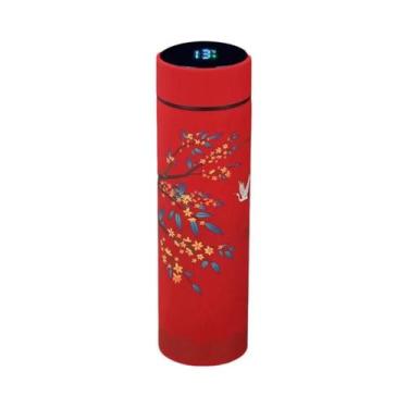 Imagem de Garrafa Térmica Portátil Estilo Chinês Com Display Inteligente De Temp