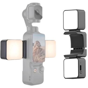 Imagem de Mini Luz LED Duplo PL16 Fill Light para Gimbal Osmo Pocket 3 - Desiont