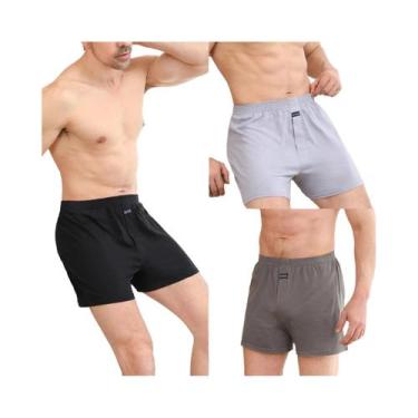 Imagem de Calças De Pijama Masculinas Confortáveis E Largas Em Algodão Aro Para 