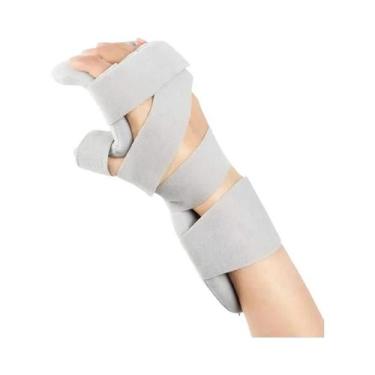 Imagem de Órtese Ajustável Para Mão, Tala Noturna, Apoio Para Pulso Para Reabili
