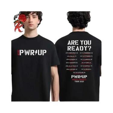 Imagem de Camiseta Clássica AC DC PWR up Tour Europa 2025 Hannover Alemanha Com 