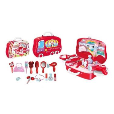 Imagem de Maleta Infantil Salão de Beleza Com Acessórios Happy Dresser - Max Míd